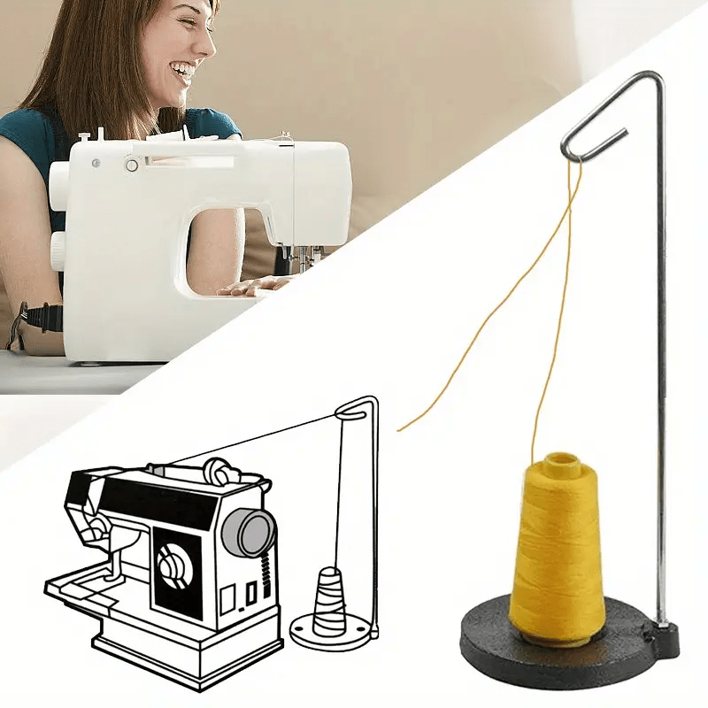 Bobbin Organizer Box - Single Thread Stand for Sewing Machine