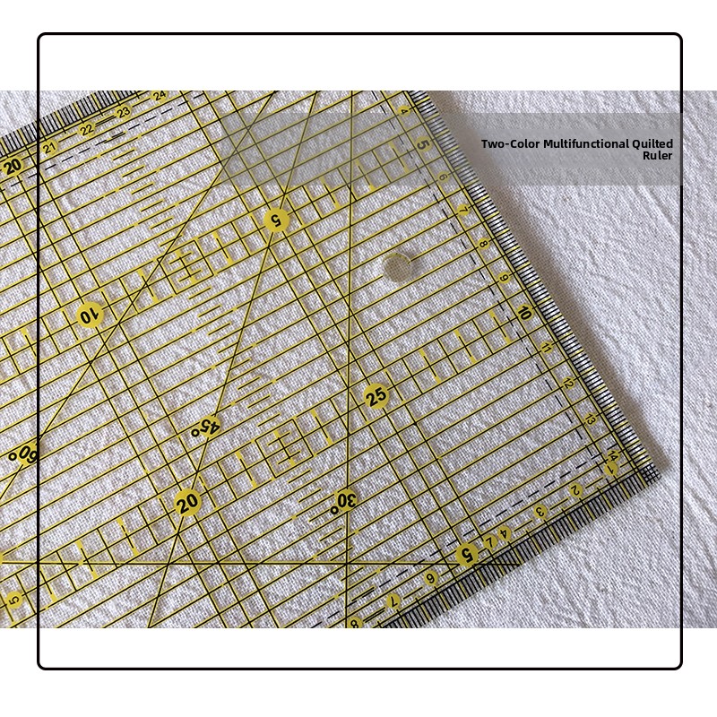 Sewing Embroidery Fabric - Hanrt Fabric Tool Multi-Functional Double-Sided Ruler