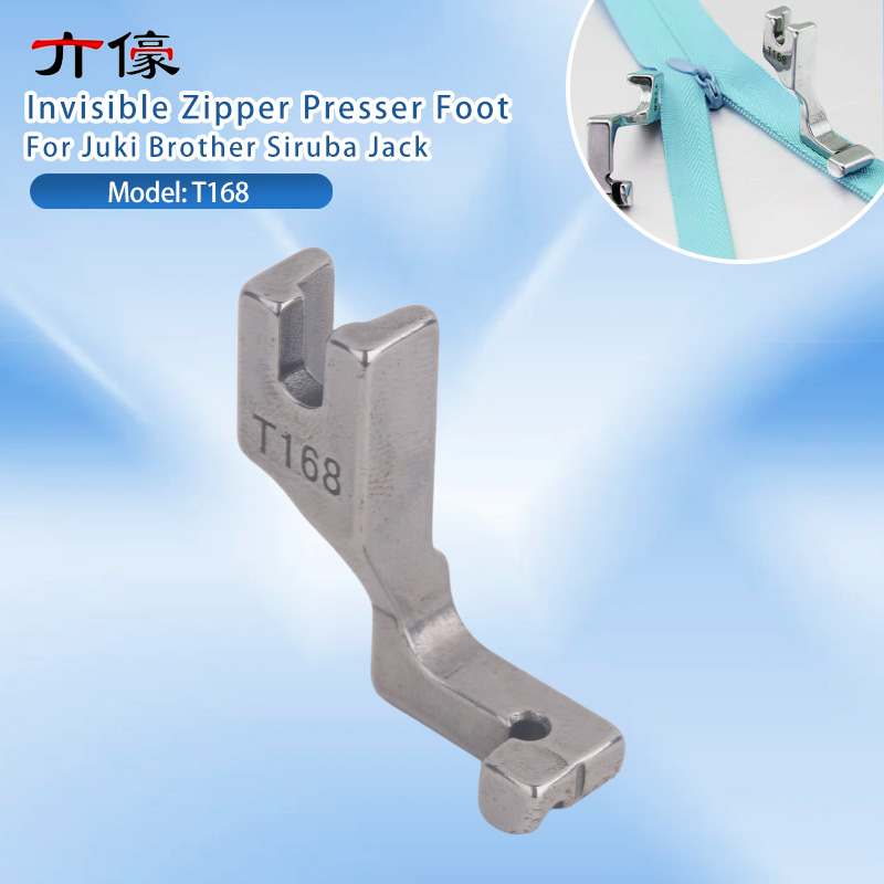 Rolled Hem Foot - Invisible Zipper Presser Foot Unilateral Zipper