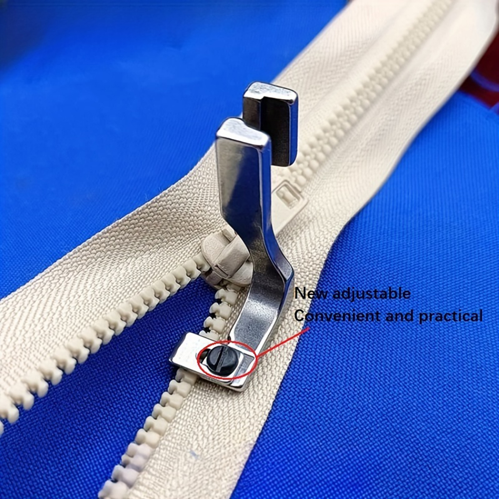 Rolled Hem Foot - T69 Adjustable Invisible Zipper Presser Foot