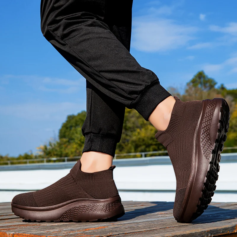 Wide Toe Knit Sneakers Men Wom - مراجعة Knit Stabilizer Stretch وسعره