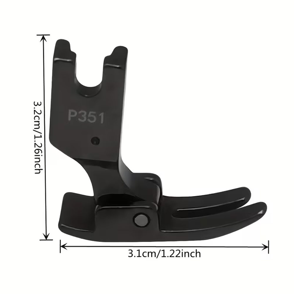 P351 All Steel Presser Foot Bl - مراجعة Rolled Hem Foot وسعره