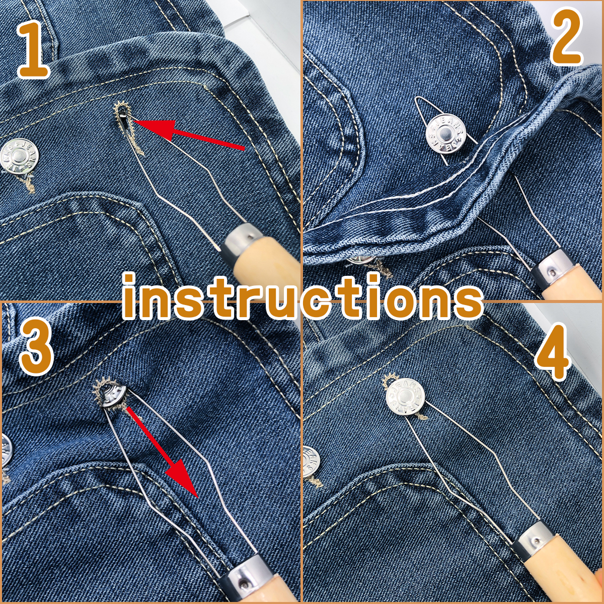 Quick Button Insertion Tool fo - مراجعة Sewing Necessities وسعره