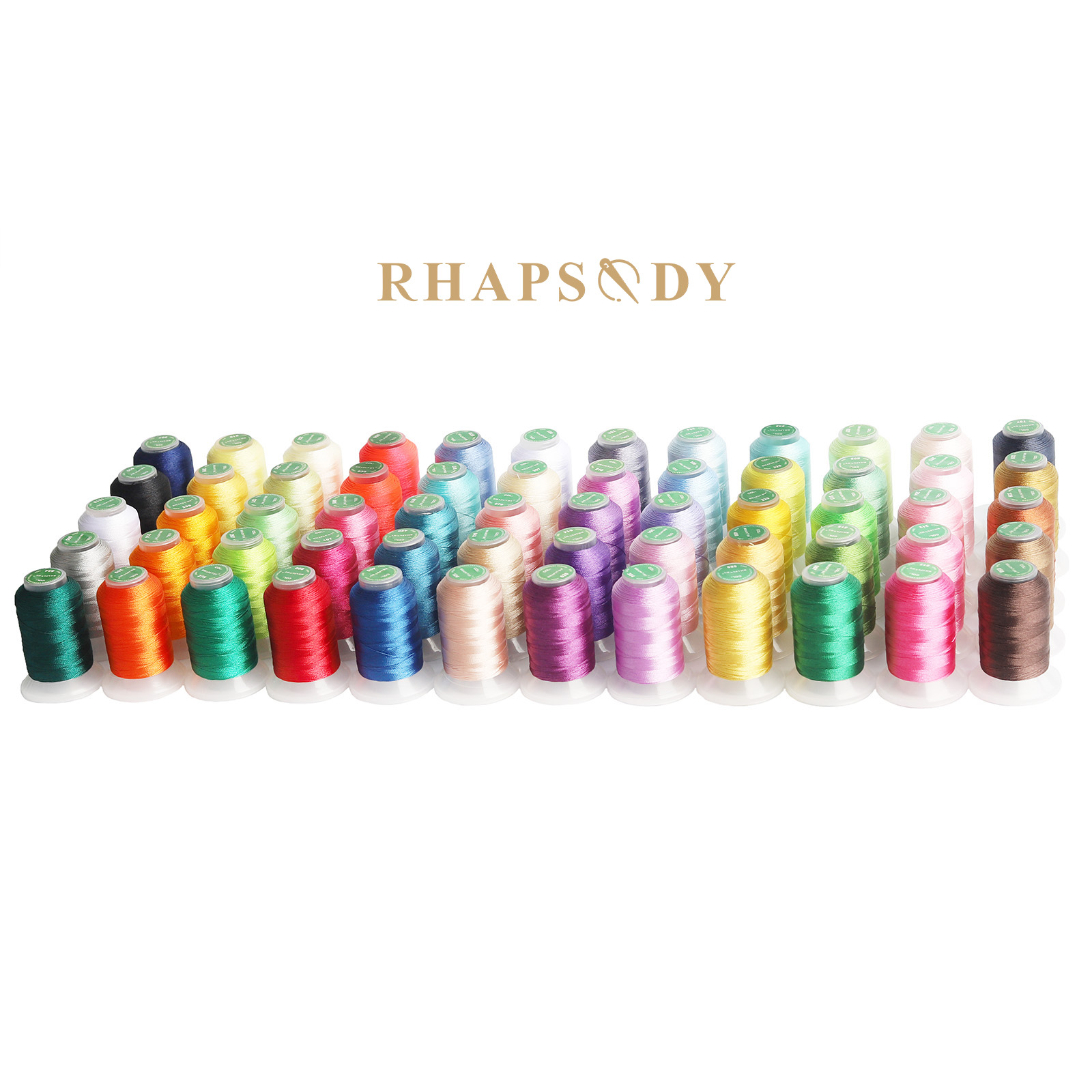 40WT Polyester Embroidery Thre - مراجعة Serger Thread Cone وسعره