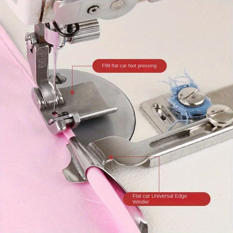 1pc T9 F99 Adjustable Multifun - مراجعة Rolled Hem Foot وسعره