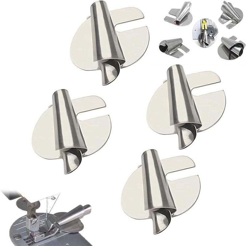 2026 New 4Pcs Sewing Machine F - مراجعة Rolled Hem Foot وسعره