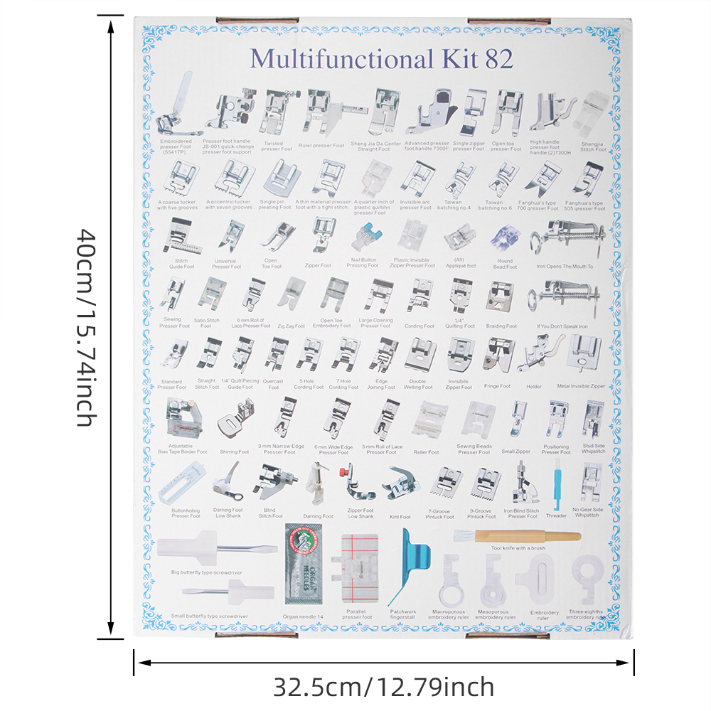 82pc/SET Full Set Sewing Machi - مراجعة Sewing Necessities وسعره