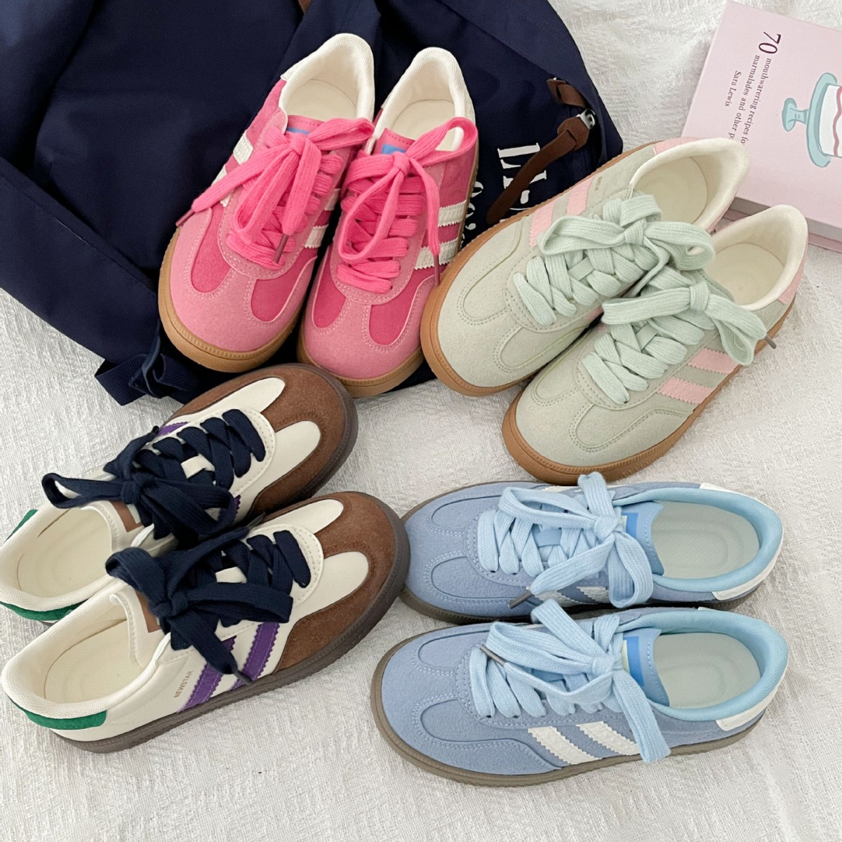Vintage-style sneakers for wom - مراجعة Sewing New وسعره