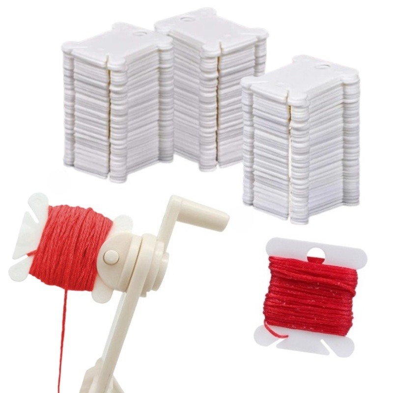 Plastic Embroidery Floss Bobbi - مراجعة Bobbin Organizer Box وسعره