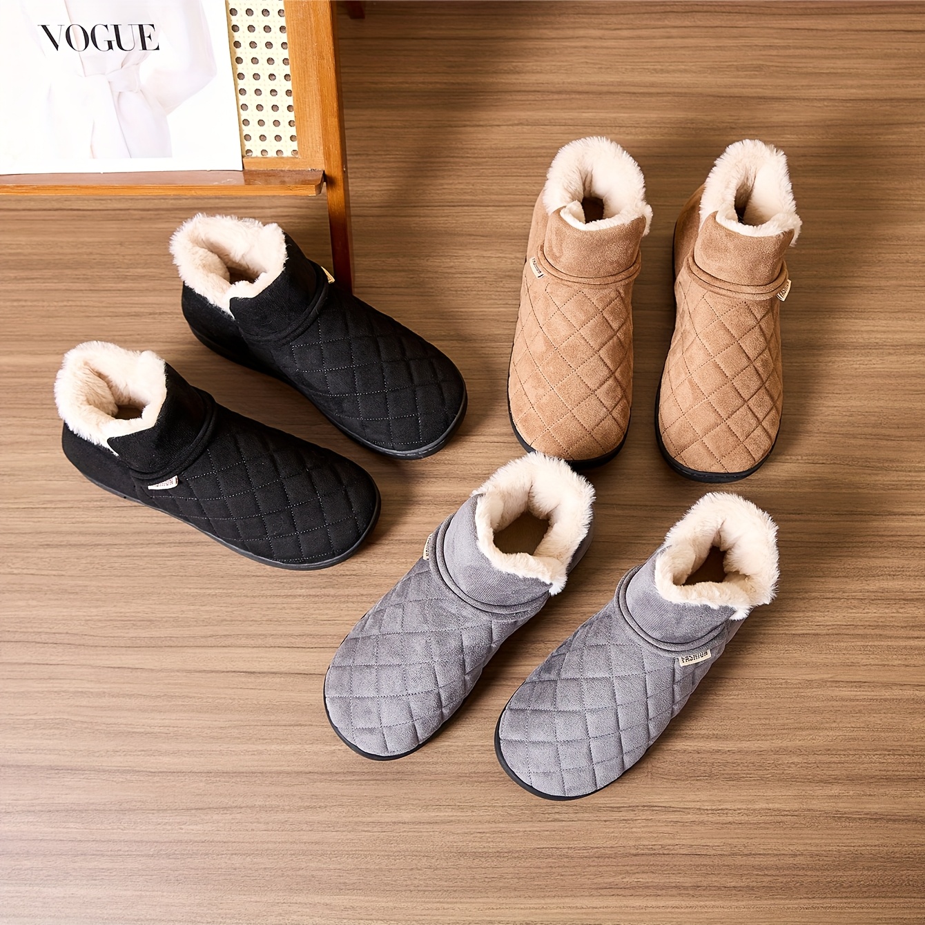 Winter Warm Plush Slippers Men - مراجعة Sewing House وسعره