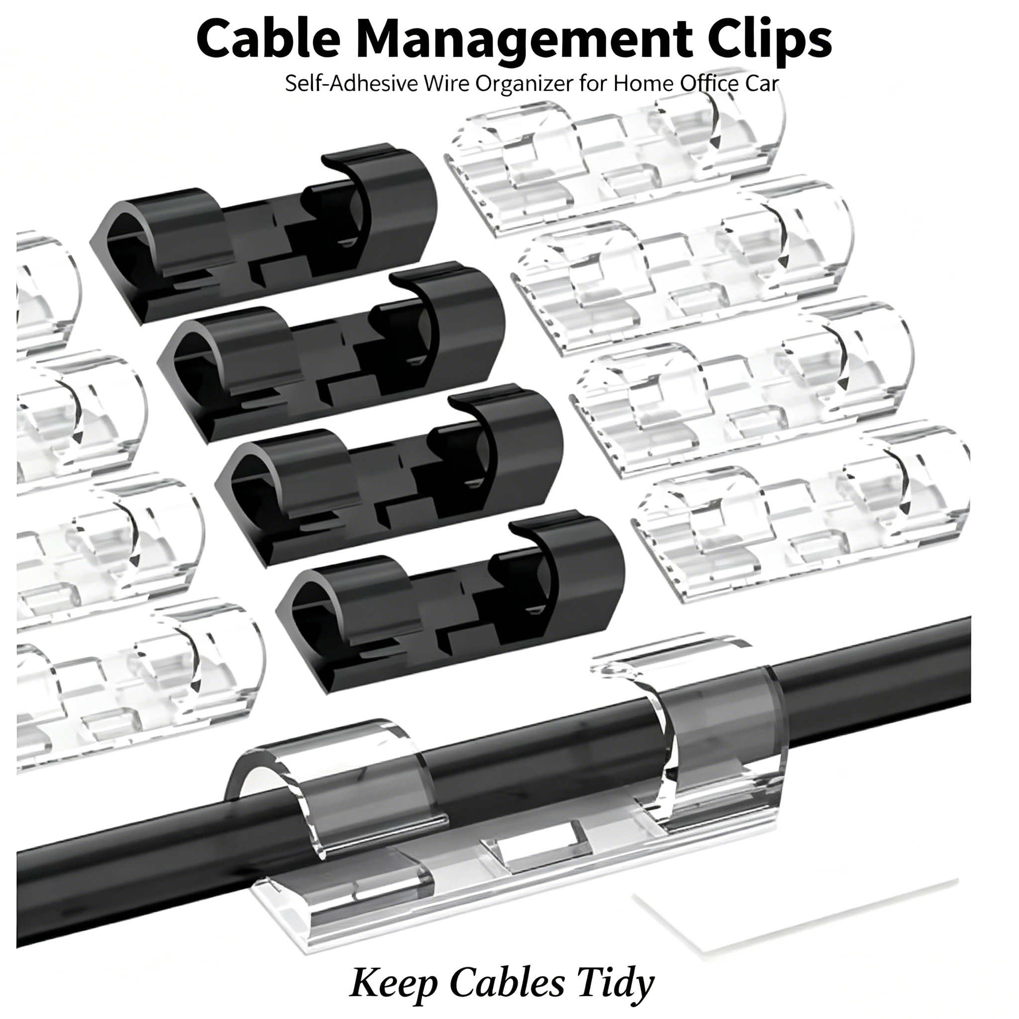 Cable Organizer Clips Cable Ma - مراجعة Bobbin Organizer Box وسعره