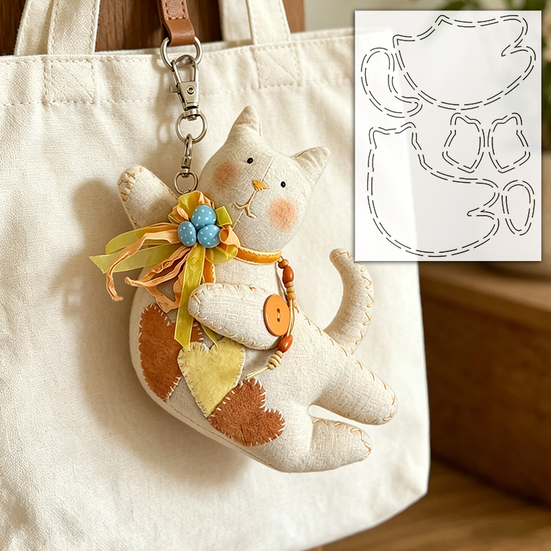 YOMDID 1pc Cute Lying Kitten Q - مراجعة Sewing Necessities وسعره