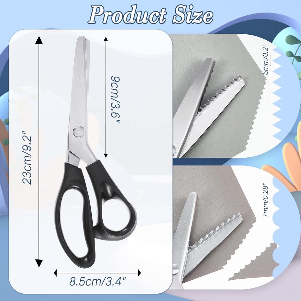 Pinking Shears with Scalloped  - مراجعة Pinking Shear Blade وسعره
