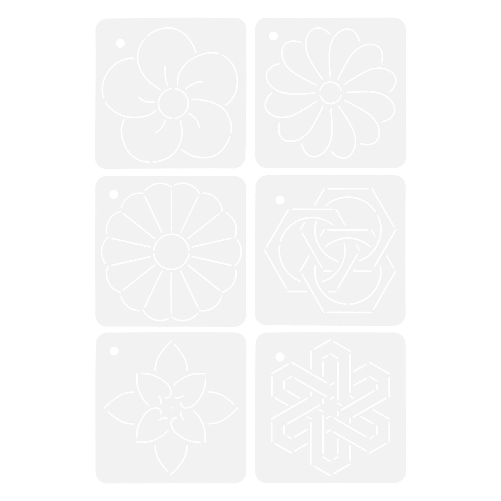 6Pcs Quilting Templates Acryli - مراجعة Sewing Embroidery Fabric وسعره