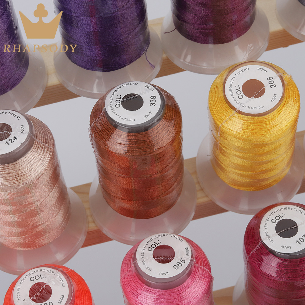 40W Polyester Embroidery Threa - مراجعة Serger Thread Cone وسعره