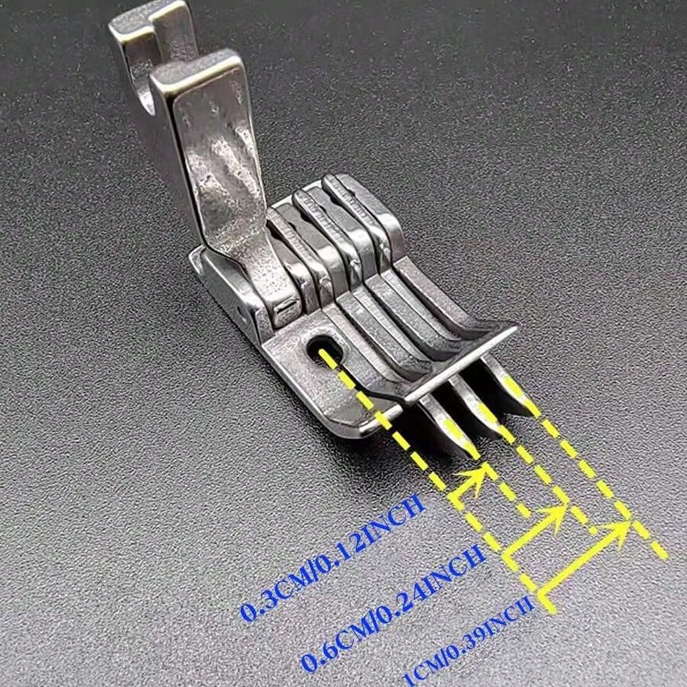 1Pc SP-18 Right Three Edge Gui - مراجعة Rolled Hem Foot وسعره