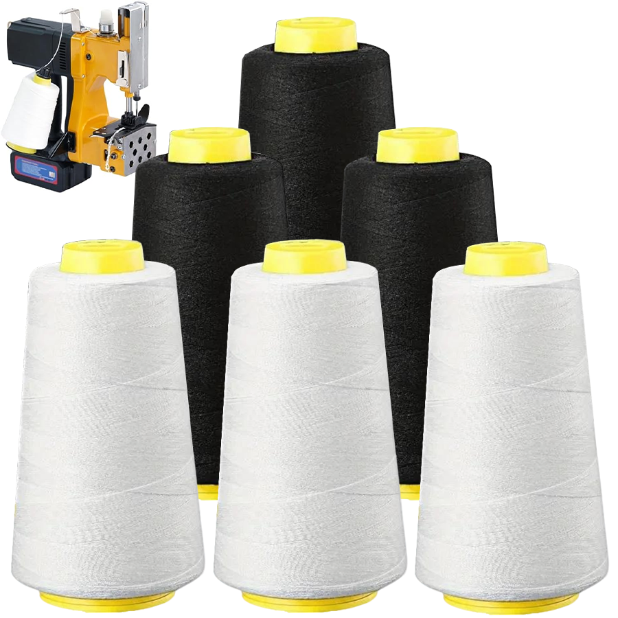 1-6Rolls 3000 Yard Each Serger - مراجعة Serger Thread Cone وسعره