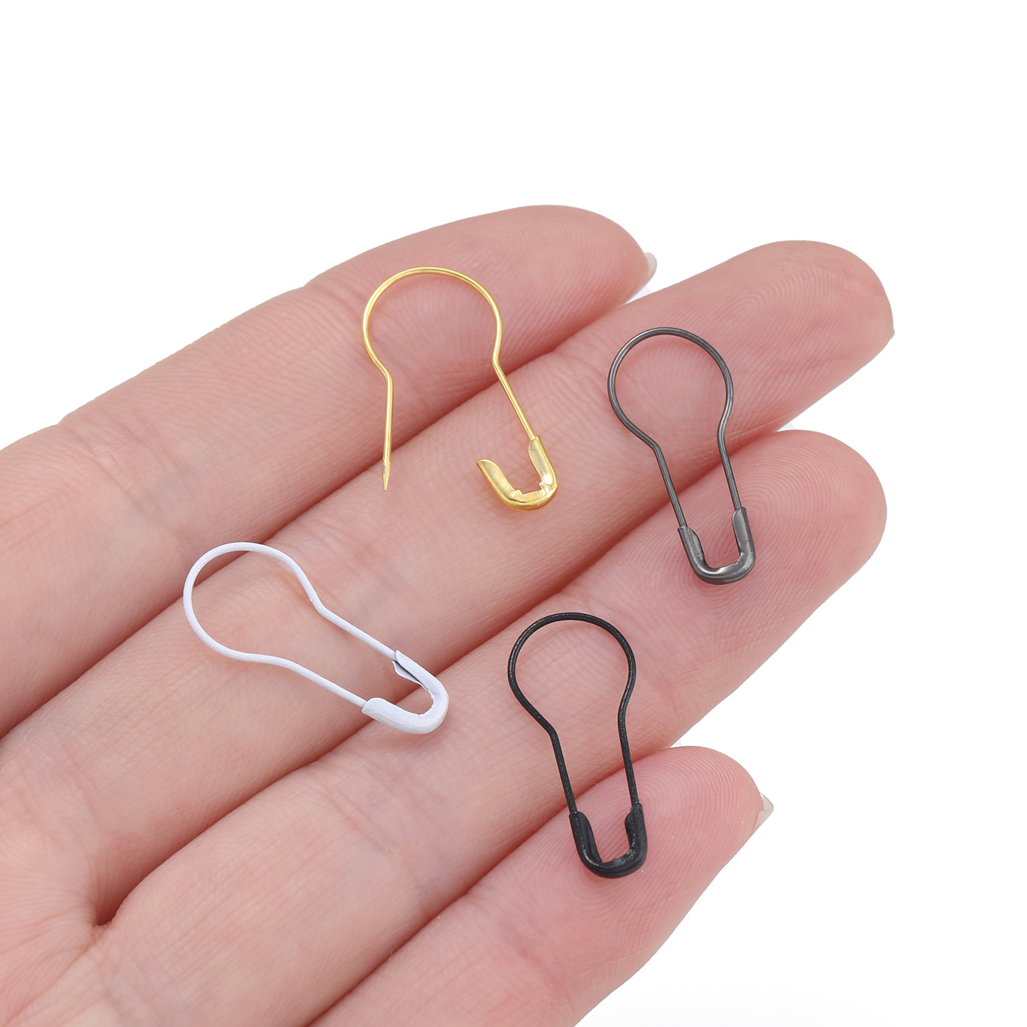 100Pcs/Lot Metal Gourd Safety  - مراجعة Sewing Necessities وسعره