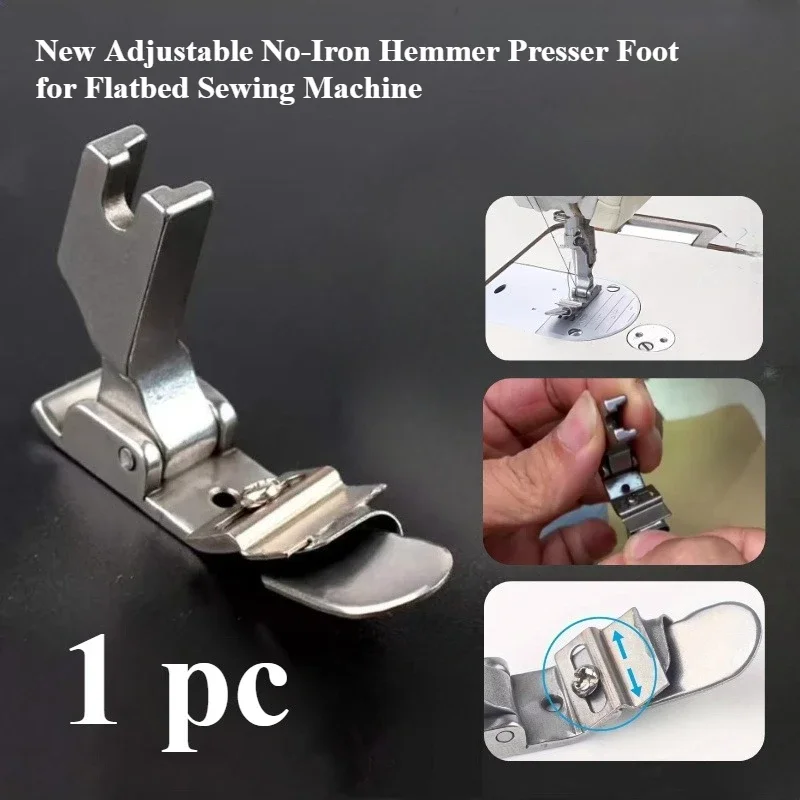 Adjustable No-Iron Hemmer Foot - مراجعة Textile Sewing Machines وسعره