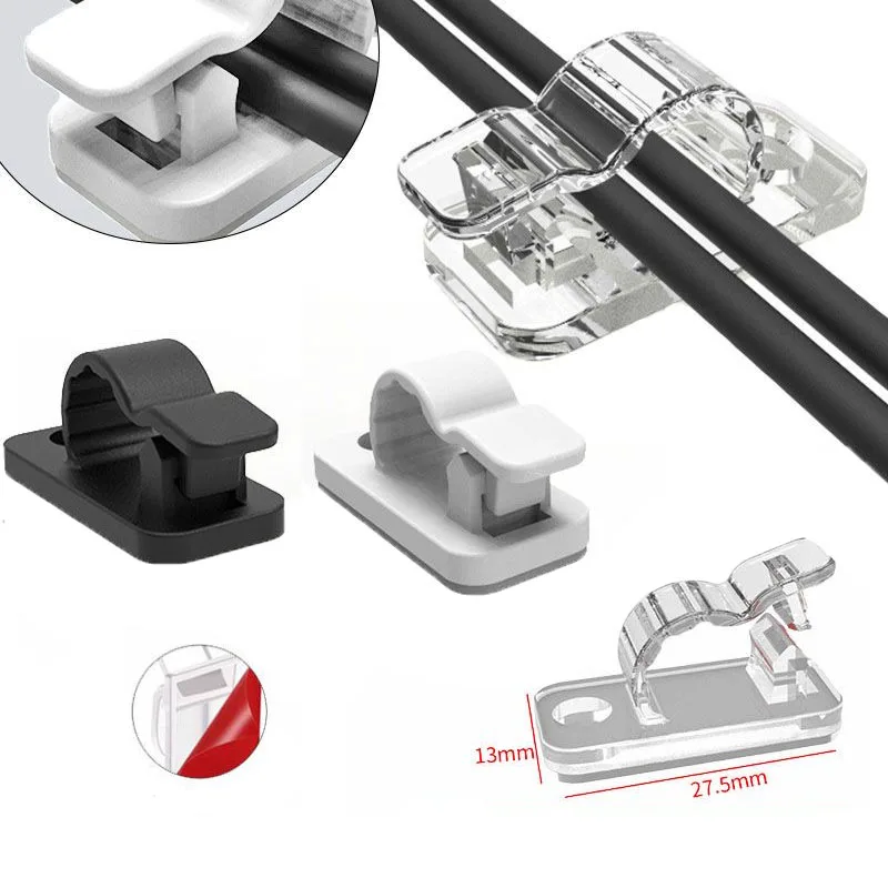 10/50PCS Cable Organizer Clips - مراجعة Bobbin Organizer Box وسعره