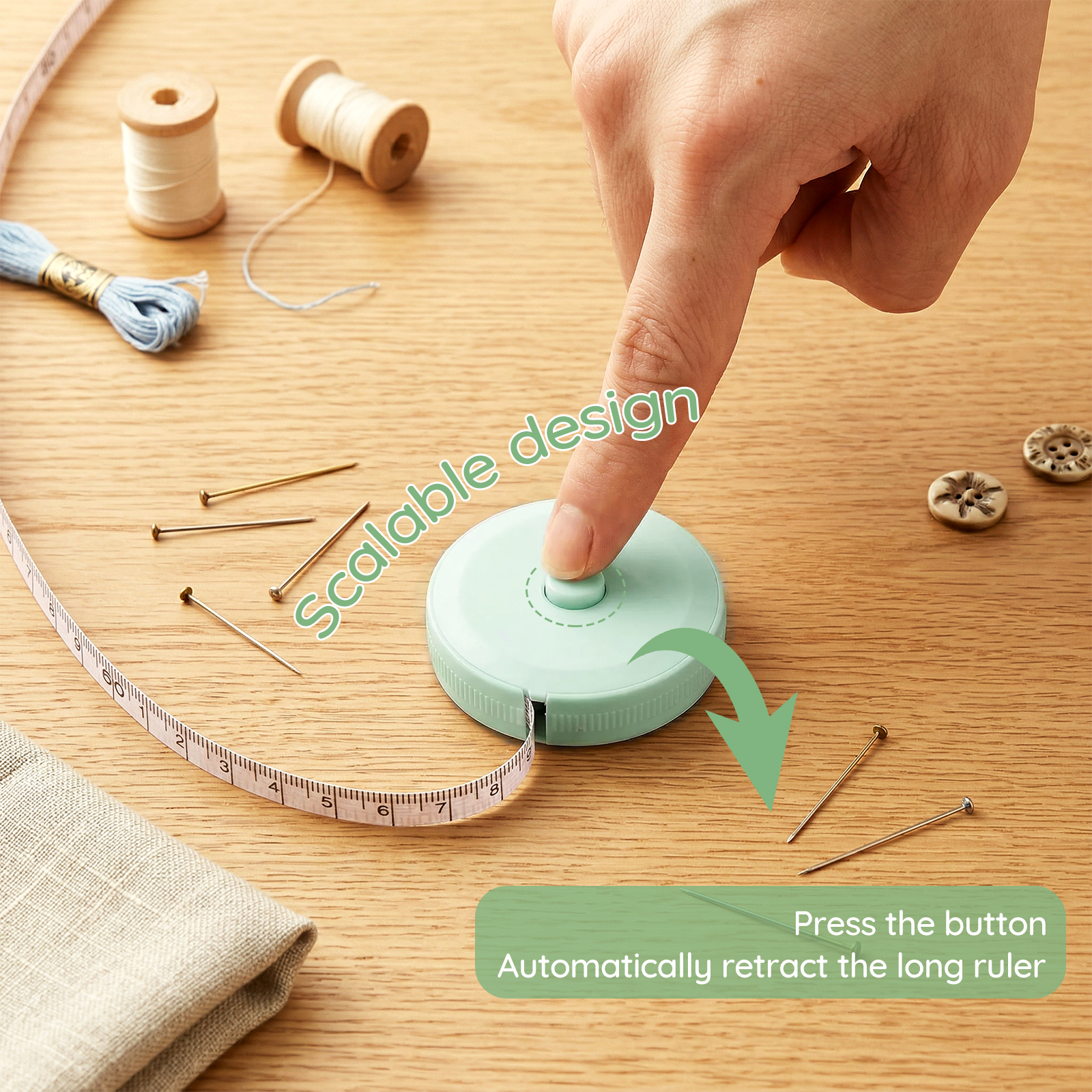 1PC 1.5m Small Tape Measure Do - مراجعة Sewing Recycle وسعره