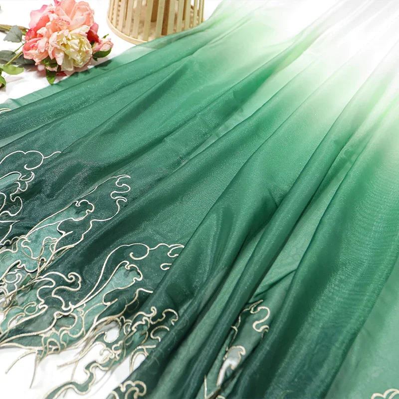Chinese Style Embroidery Lotus - مراجعة Sewing Embroidery Fabric وسعره