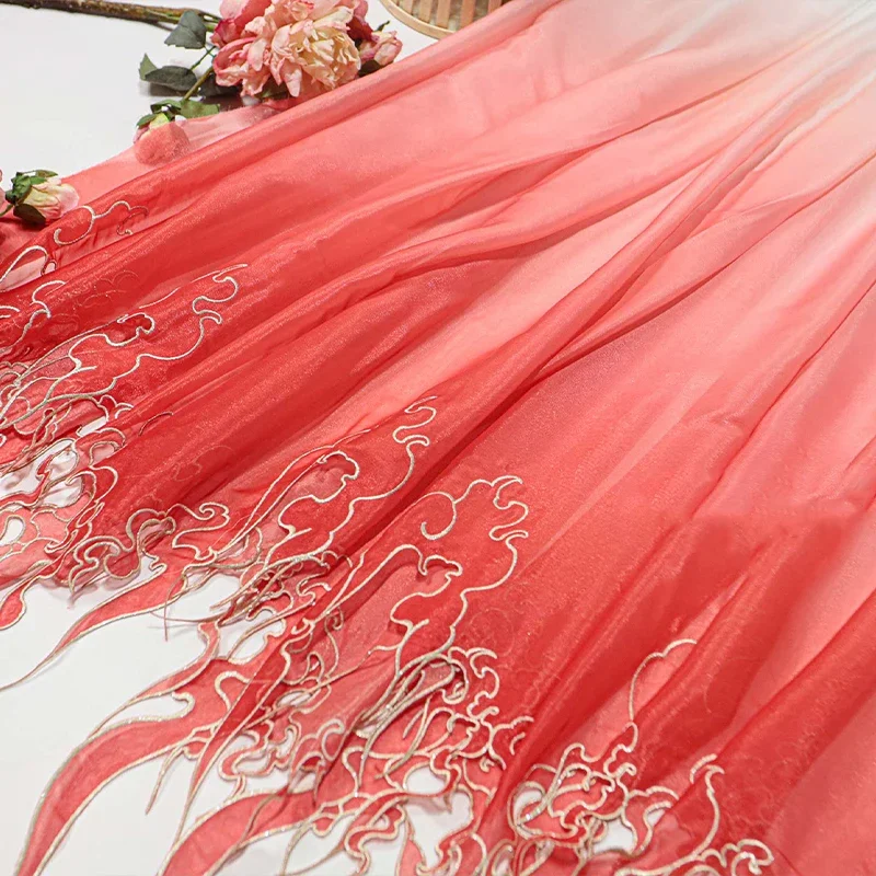 Chinese Style Embroidery Lotus - مراجعة Sewing Embroidery Fabric وسعره