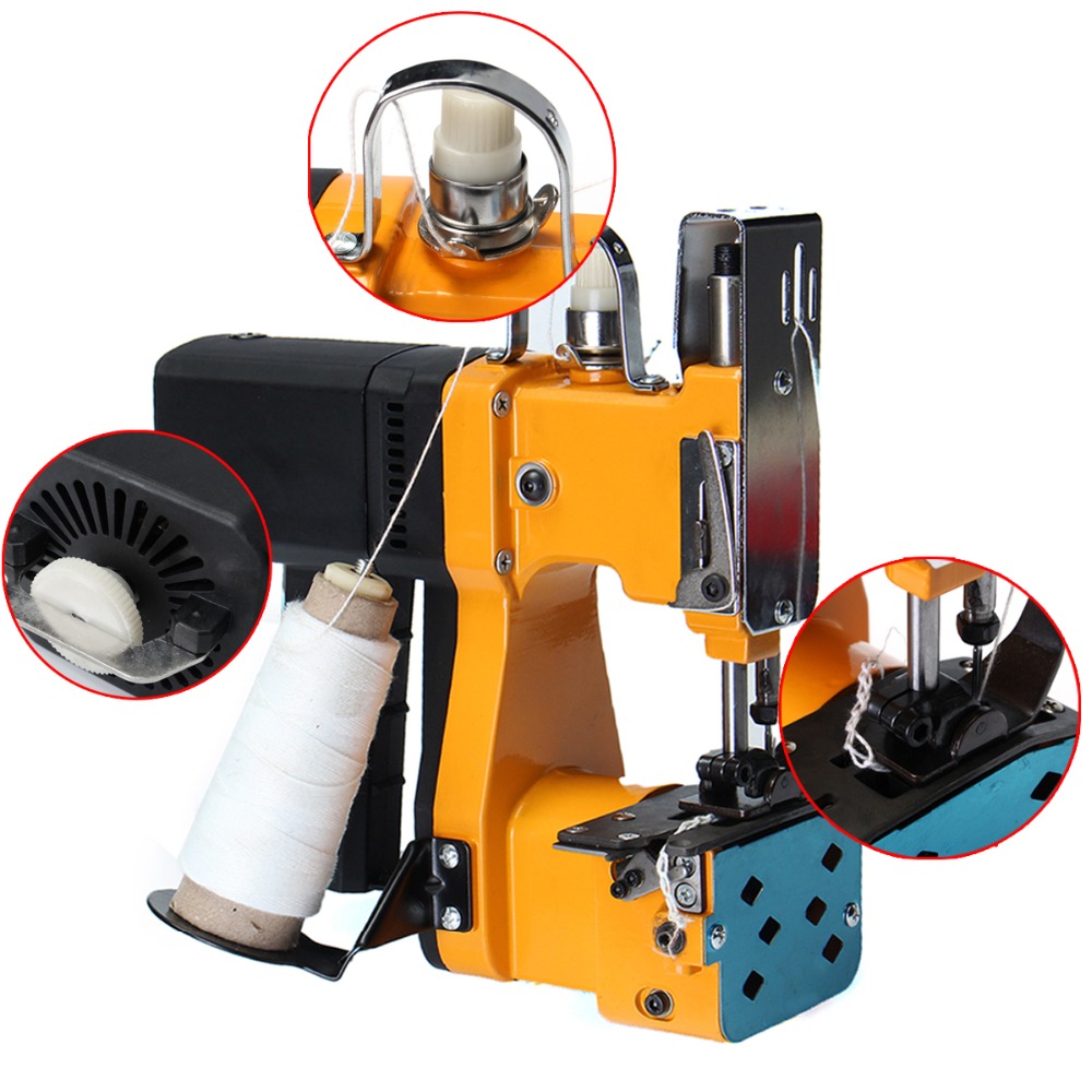 Electric Woven Bag Closing Mac - مراجعة Sewing In Textile Industry وسعره