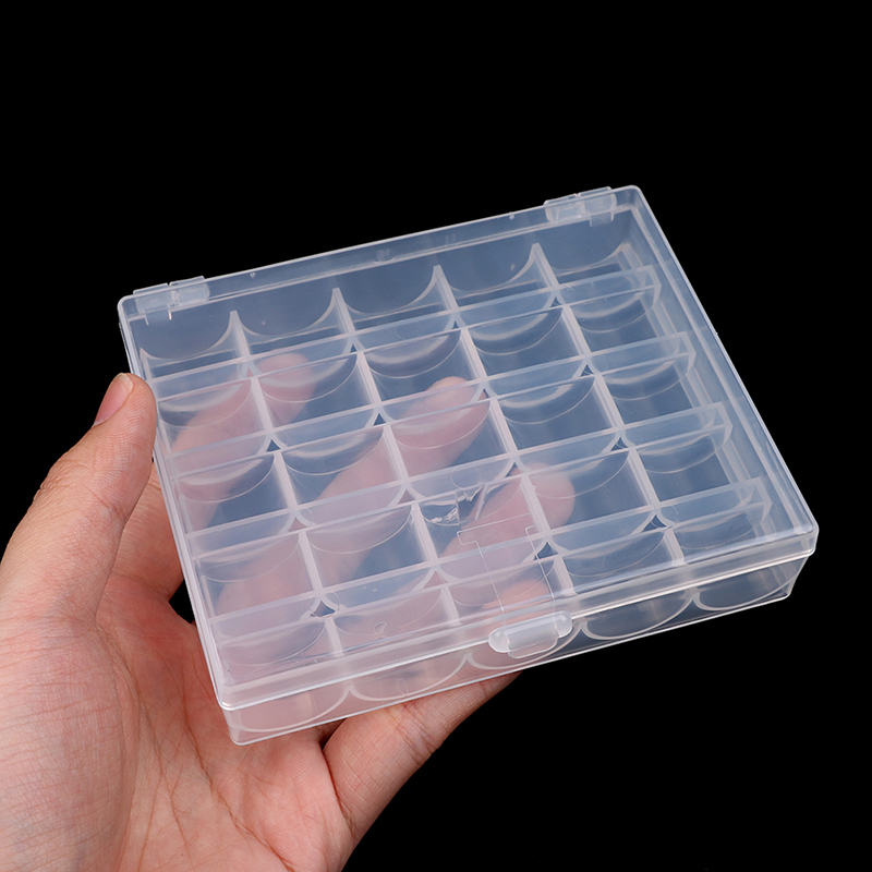 New 36 Slots Bobbins Box Stora - مراجعة Bobbin Organizer Box وسعره