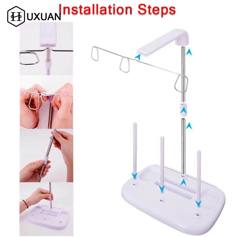 Sewing Machine Cone Stand Spoo - مراجعة Serger Thread Cone وسعره