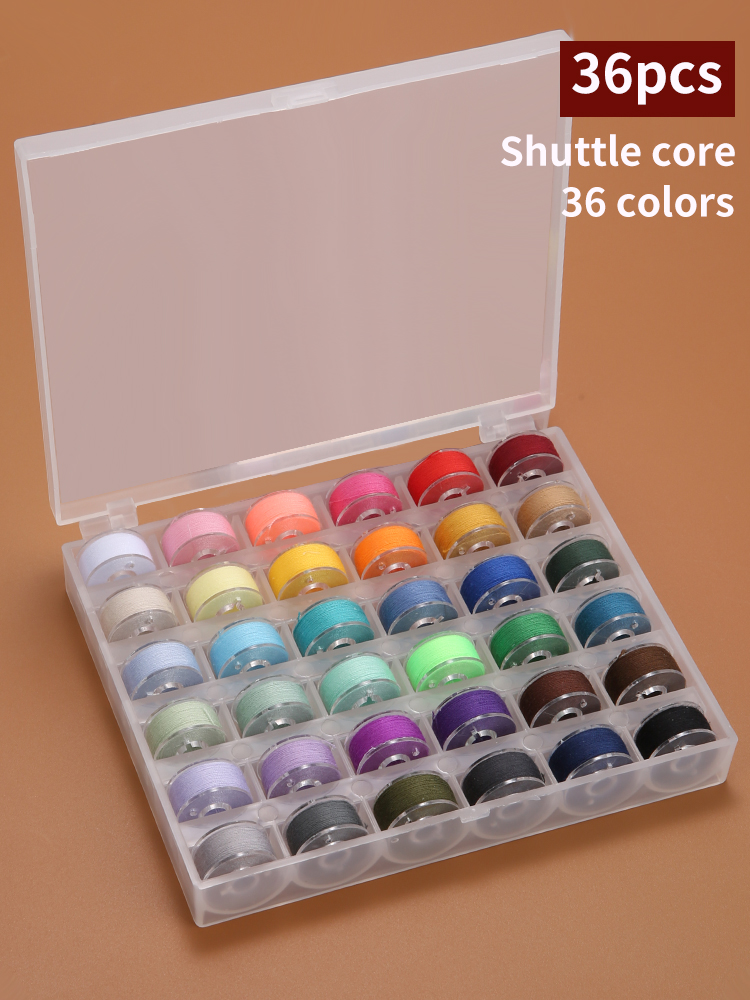 25/36 Colors Set Bobbin Thread - مراجعة Bobbin Organizer Box وسعره