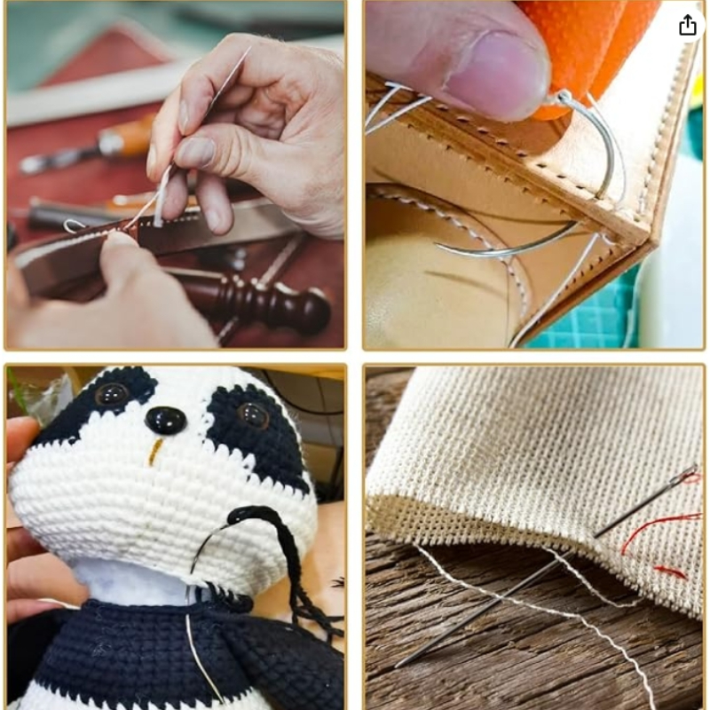 Hand Sewing Needle Kit, Heavy  - مراجعة Leather Needle Heavy وسعره