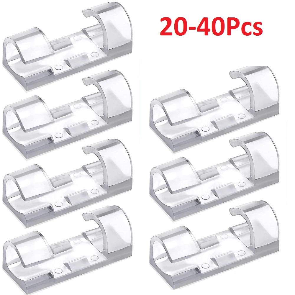 40PCS Cable Organizer Clips Ca - مراجعة Bobbin Organizer Box وسعره
