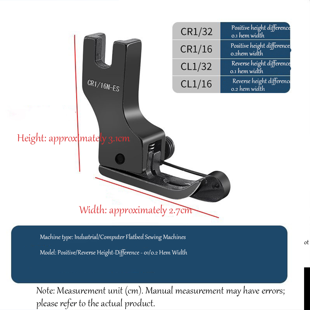 Black Titanium Steel High-Low  - مراجعة Rolled Hem Foot وسعره