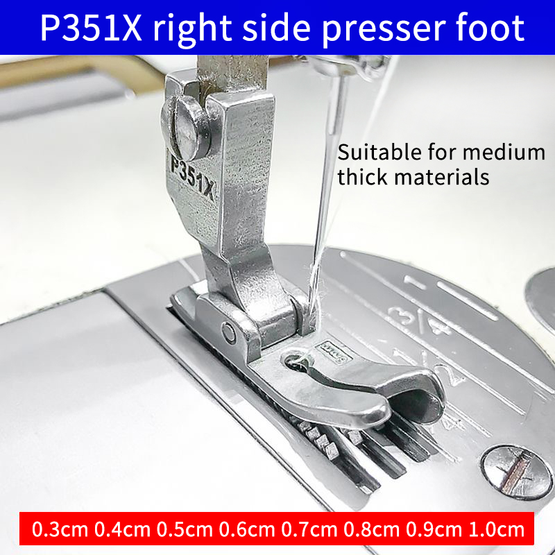 Industrial flat sewing machine - مراجعة Rolled Hem Foot وسعره