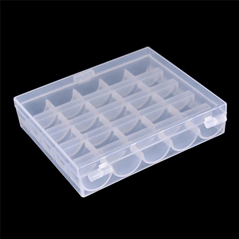 25 Spools Empty Bobbins Sewing - مراجعة Bobbin Organizer Box وسعره