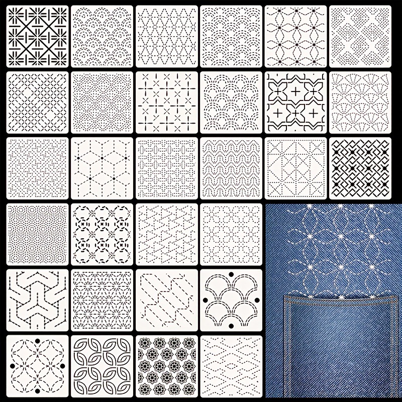 30Pcs Embroidery Templates DIY - مراجعة Sewing Expert وسعره