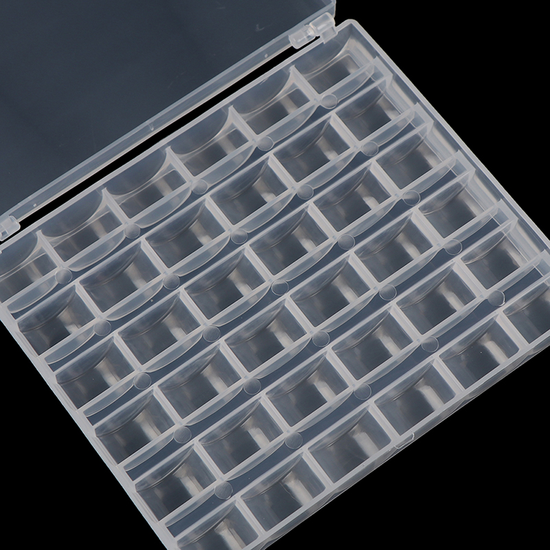 1pc 36 Spools Empty Bobbins St - مراجعة Bobbin Organizer Box وسعره