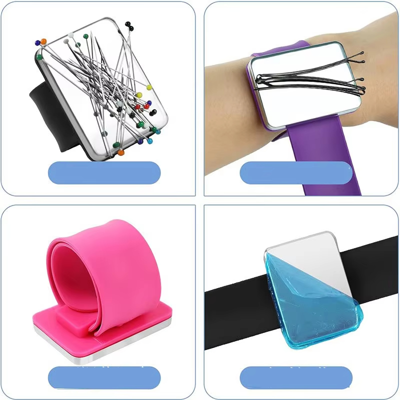 Silicone Magnetic Wrist Pincus - مراجعة Sewing Necessities وسعره