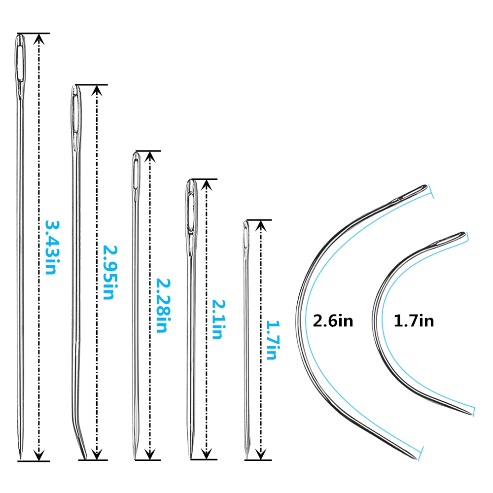 7 PCS/Pack Leather Sewing Need - مراجعة Leather Needle Heavy وسعره