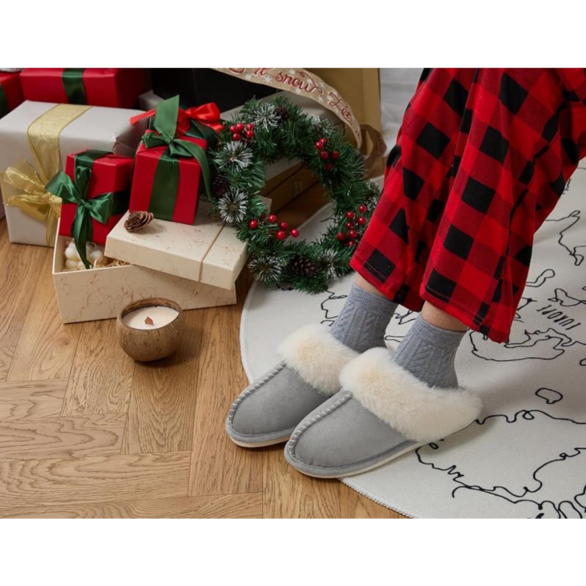 【FD41168346】Womens Slipper wit - مراجعة Sewing House وسعره