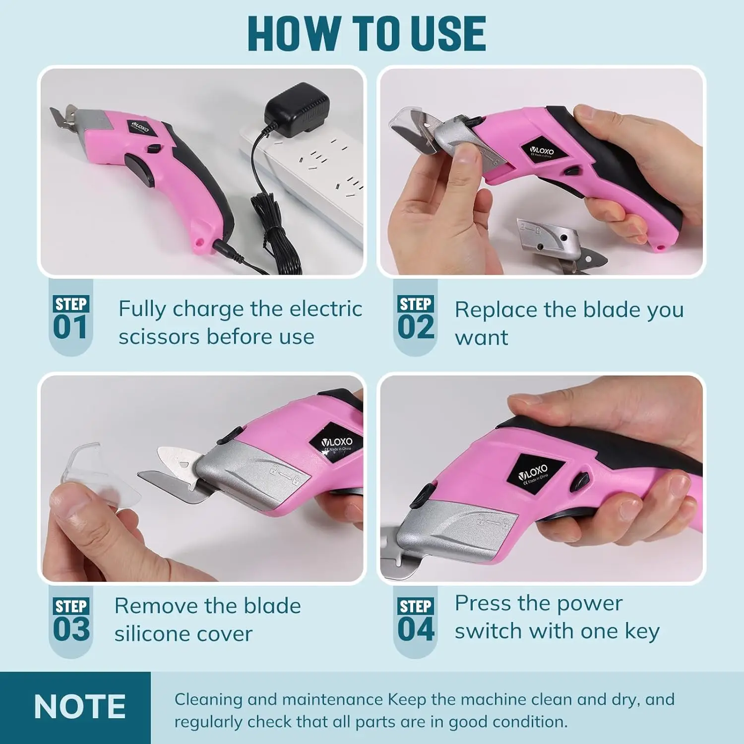 Cordless Electric Scissors Car - مراجعة Pinking Shear Blade وسعره