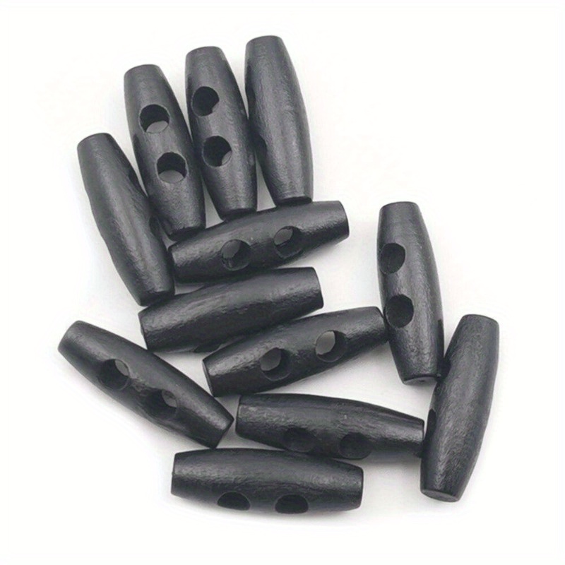 50pcs Recycled Wood Horn Toggl - مراجعة Sewing Recycle وسعره