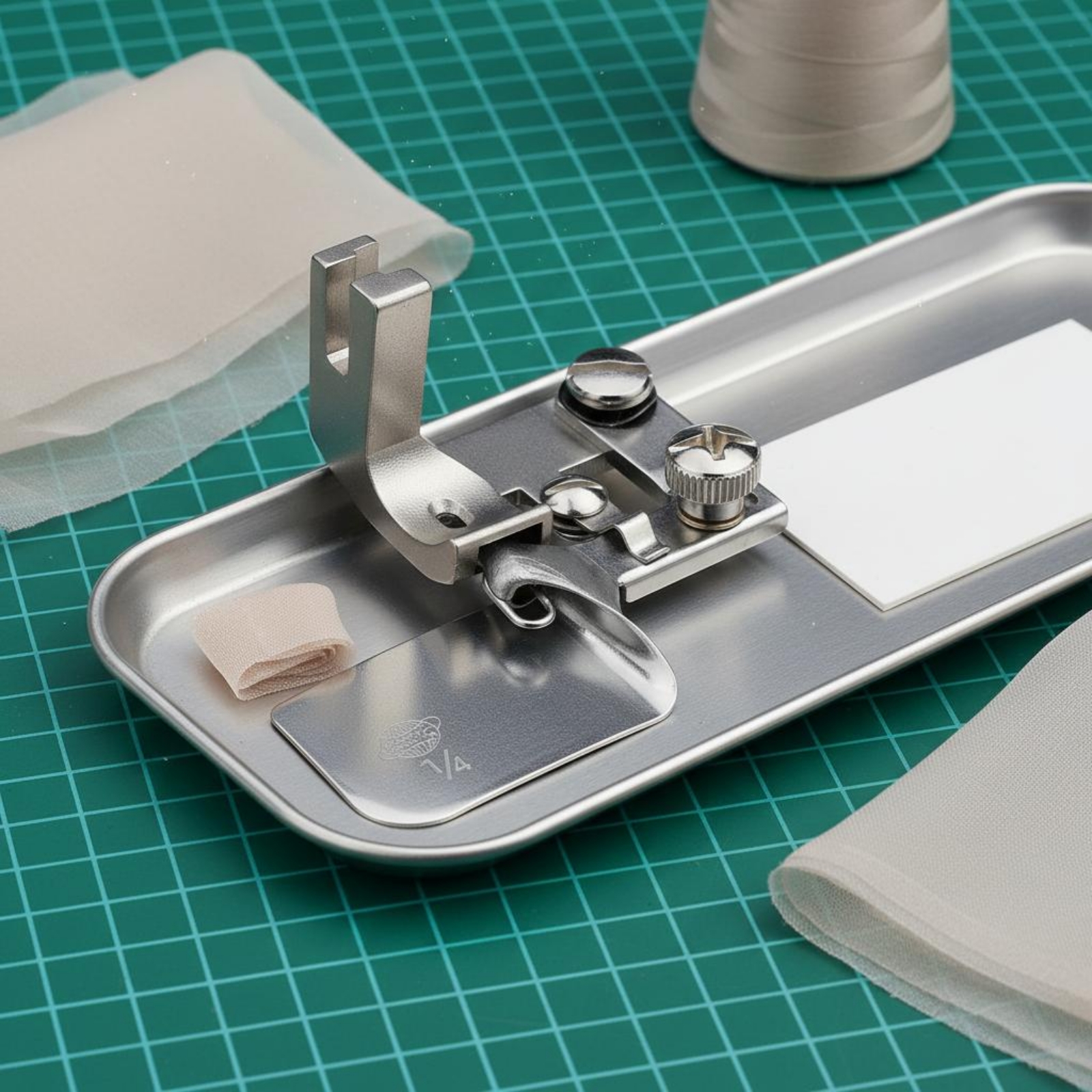 Curved Hem Presser Foot Long-L - مراجعة Rolled Hem Foot وسعره