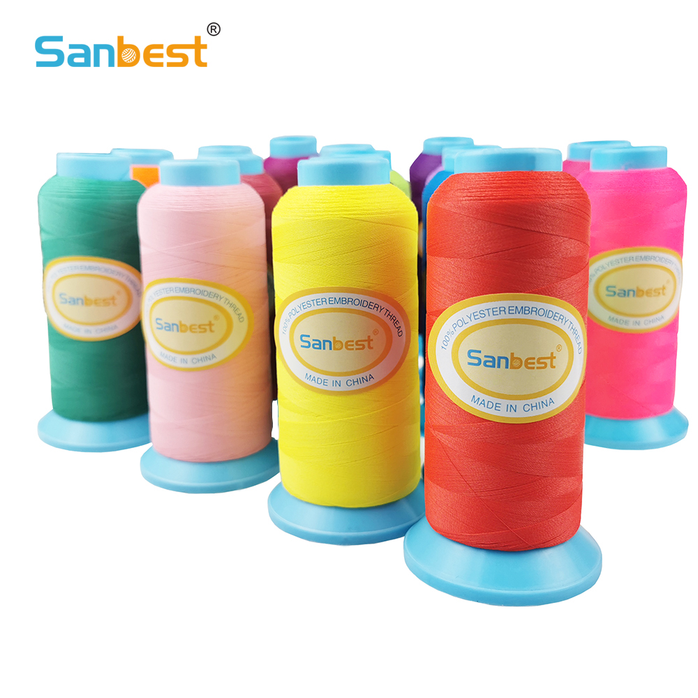 Sanbest Matt Embroidery Thread - مراجعة Serger Thread Cone وسعره