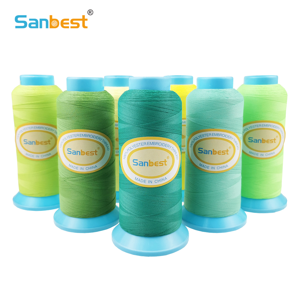 Sanbest Matt Embroidery Thread - مراجعة Serger Thread Cone وسعره