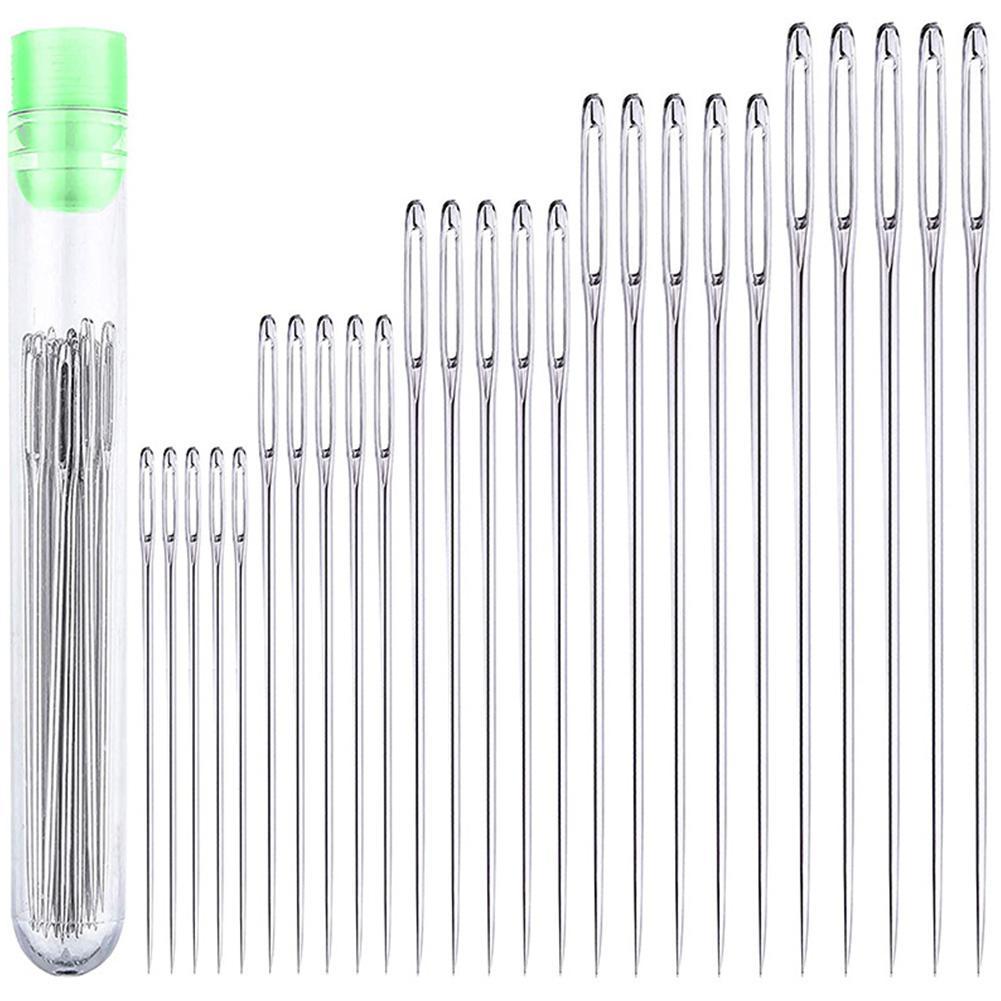25 Pcs Large Eye Stitching Nee - مراجعة Sewing Necessities وسعره