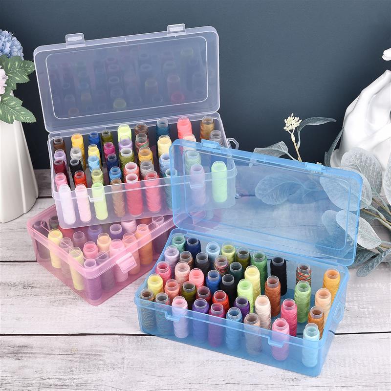 New 42 Axis Sewing Thread Stor - مراجعة Bobbin Organizer Box وسعره